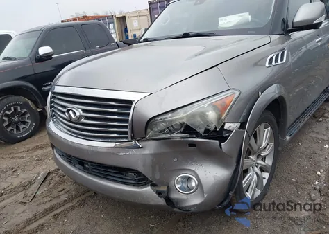 2012 Infiniti Qx56 from USA, damaged, VIN JN8AZ2NC6C9317696